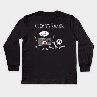 Occam’s Razor Kids Long Sleeve T-Shirt